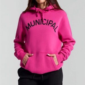 Municipal-Unisex Hoodie Sweatshirt-Athletic-Athleisure-M
